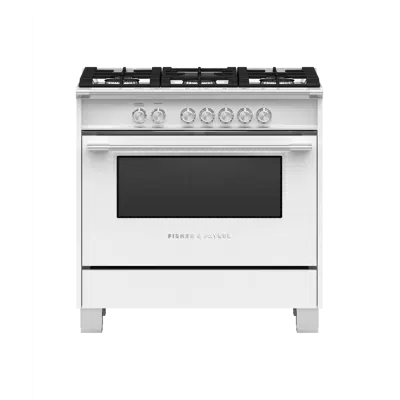 Gas Range, 36", 5 Burners-OR36SCG4W1 için görüntü