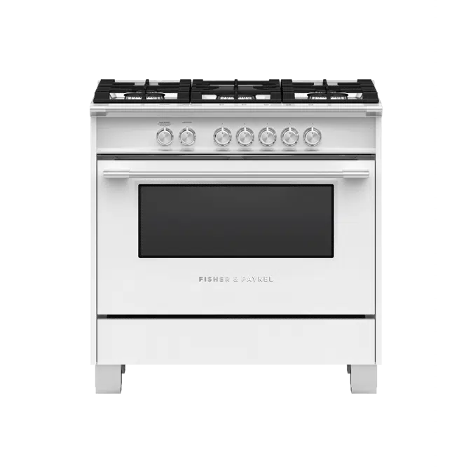 Gas Range, 36", 5 Burners-OR36SCG4W1