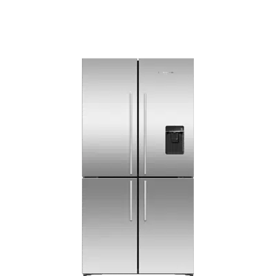 Зображення для Freestanding Quad Door Refrigerator Freezer, 36", 18.9 cu ft, Ice & Water-RF203QDUVX1