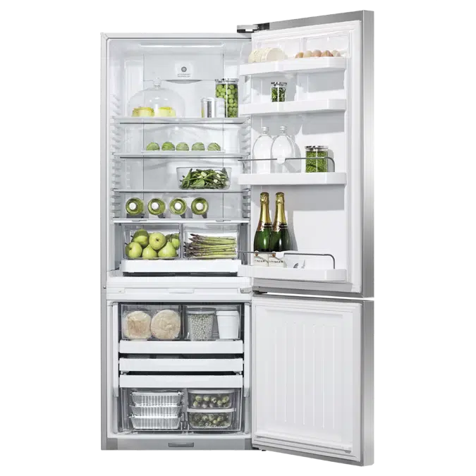 Freestanding Refrigerator Freezer, 63.5cm, 380L-RF402BRXFD5