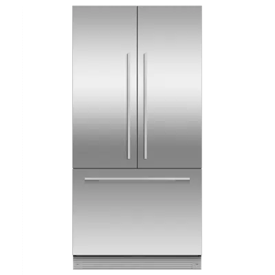 Image pour Integrated French Door Refrigerator Freezer, 36", Ice