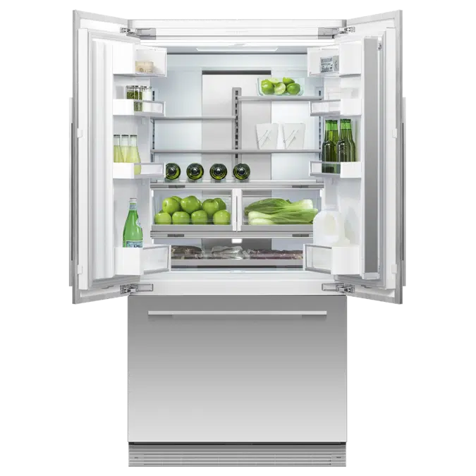 36" Series 7 Integrated French Door Refrigerator Freezer, Ice-RS36A72J1_N