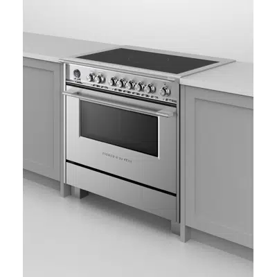 Image for 36" Series 9 Classic 5 Zone Induction Self-Cleaning Range, 2 SmartZones