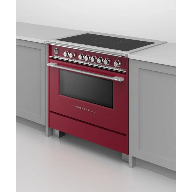 36" Series 9 Classic 5 Zone Induction Self-Cleaning Range, 2 SmartZones