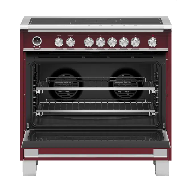 36" Series 9 Classic 5 Zone Induction Self-Cleaning Range, 2 SmartZones