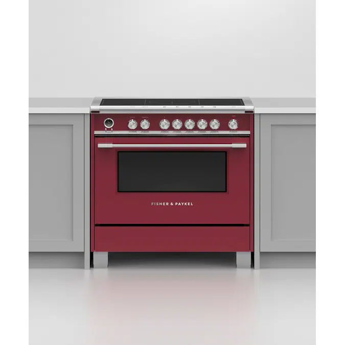 36" Series 9 Classic 5 Zone Induction Self-Cleaning Range, 2 SmartZones