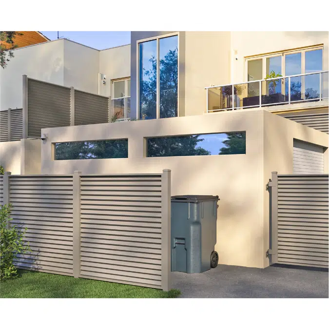 Ultra Louvered™ Privacy - Aluminum Louvered Privacy Screening