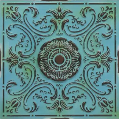 obraz dla Venice - Faux Tin Ceiling Tile - #511
