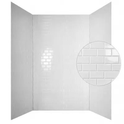 obraz dla Subway Tile Shower Wall Panels Surround