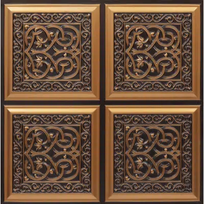 obraz dla Lover's Knot - Faux Tin Ceiling Tile - Glue up - #231