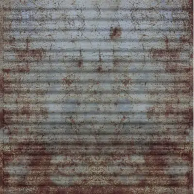obraz dla Ridged Metal - Corrugated Faux Tin Ceiling Tile #261