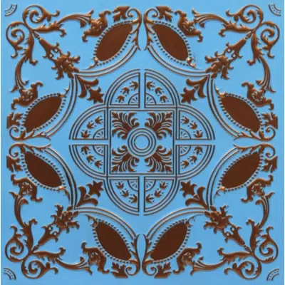 obraz dla Golden Prague - Faux Tin Ceiling Tile - #218