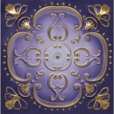 obraz dla Alhambra - Faux Tin Ceiling Tile - #217