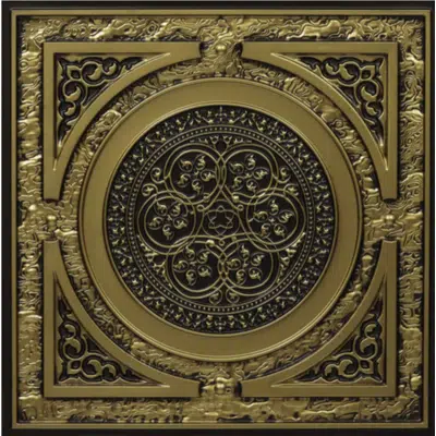 obraz dla Steampunk - Faux Tin Ceiling Tile - #225