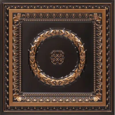 obraz dla Laurel Wreath - Faux Tin Ceiling Tile - #210