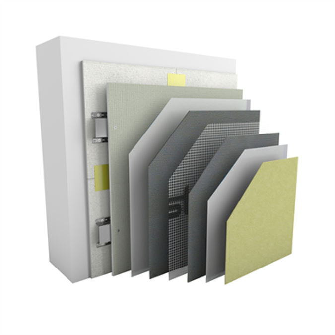 BIM 객체 - 무료로 다운로드하세요! StoVentec R, ventilated façade system with ...