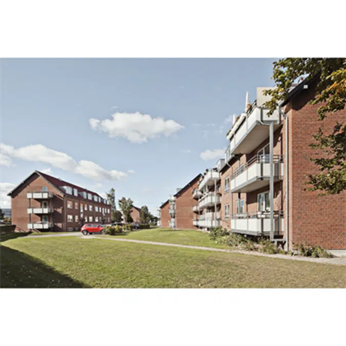 StoTherm Vario D, External wall insulation system with drained EPS including air and vaper barrier with brick slips surface