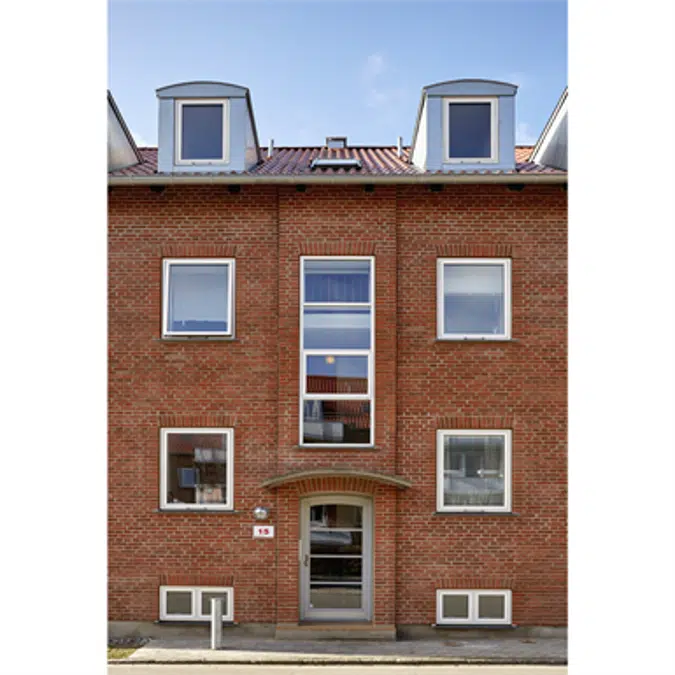 StoTherm Vario D, External wall insulation system with drained EPS including air and vaper barrier with brick slips surface