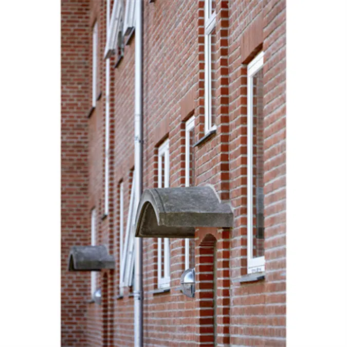 StoTherm Vario D, External wall insulation system with drained EPS including air and vaper barrier with brick slips surface