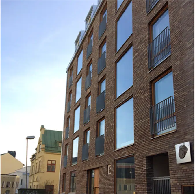StoVentec C, Ventilated façade system with brick slips surface