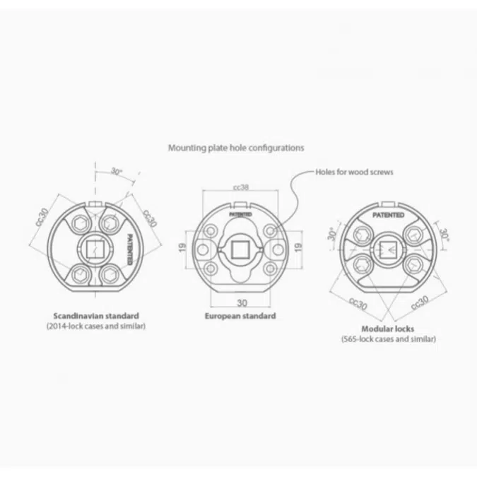 Door handle Helix 200