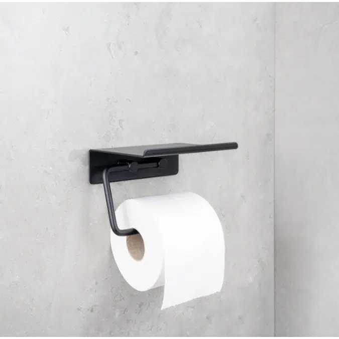 Base - Toilet paper holder with shelf