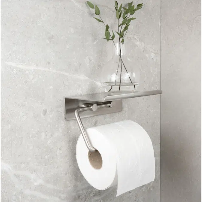 Base - Toilet paper holder with shelf