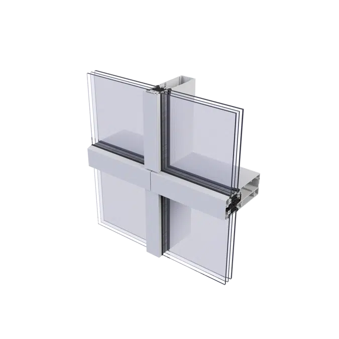 P76E Unitized facade system