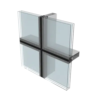 imagem para P50S SG facade (Structural Glazing System)