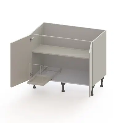 Image for Base cabinet for waste UPK10JS0, painted white door