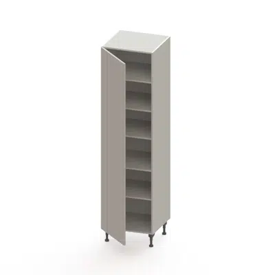 obraz dla High cabinet UKK6H, painted white door