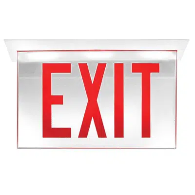 afbeelding voor Edge-Glo Edge-Lit LED Exit Sign