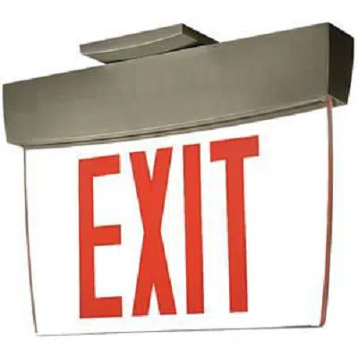 imagem para Caliber Series Edge-Lit LED Exit Sign