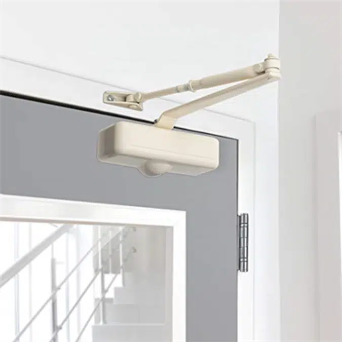 Tell Manufacturing DC100081 Door Closer fits doors up to 30" wide, weighing up to 65 Lbs