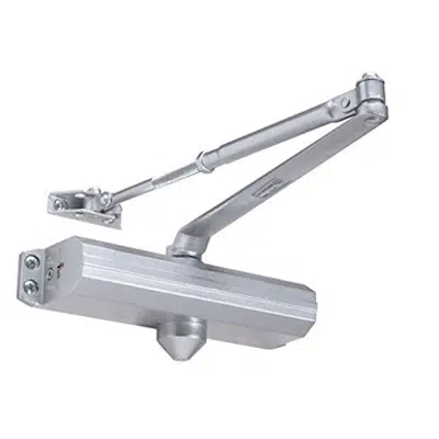 Tell Manufacturing DC100018 12641 Adjustable Aluminum Closer, Grade 1, Size 1-4图像