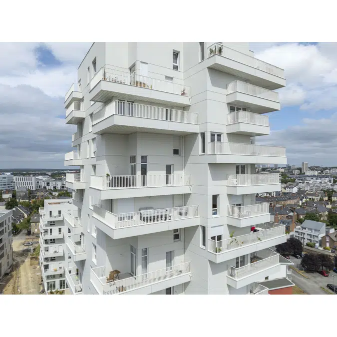 Kapitale - garde-corps barreaudé axé | pose sur dalle