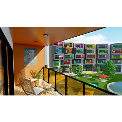 Image for Klair - garde-corps vitré axé | pose tableau 