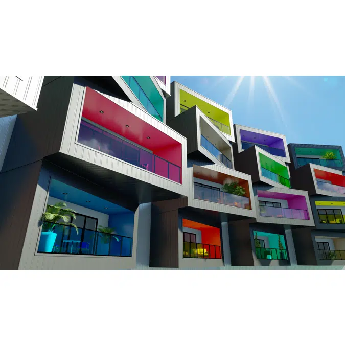 Klair - garde-corps vitré axé | pose tableau 