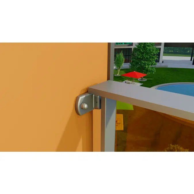 Klair - garde-corps vitré axé | pose tableau 