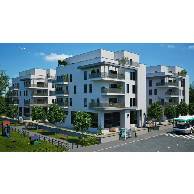 Karactère - garde-corps tôlé filant | pose sur dalle 