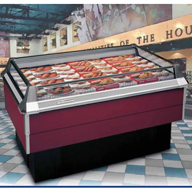 KYSOR/WARREN - LD1C Self Contained, Single-Deck Display Case for Frozen Food