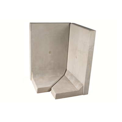 imagen para L-Tec System corner 90° - length 99 cm  - surface fairface concrete