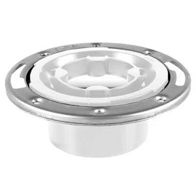 изображение для Oatey Easy Tap Closet Flange, ABS w/SS ring 3" or 4"