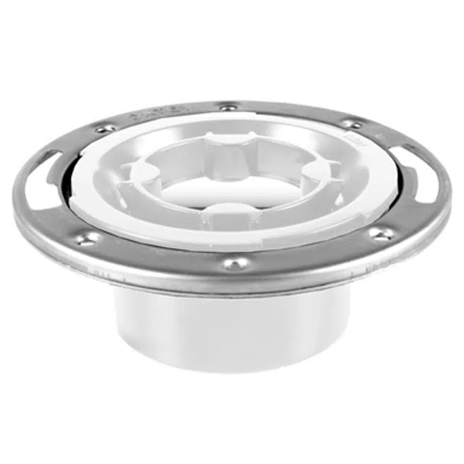 Oatey Easy Tap Closet Flange, ABS w/SS ring 3" or 4"