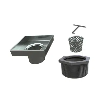 画像 QuickDrain SquareDrain 4 in./5 in./6 in. Drain Body
