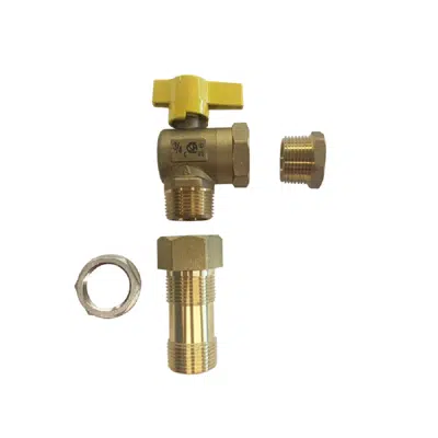 Immagine per Oatey® Moda™ Gas Supply Box, 3/4" NPT Valve, Test Plug, Adapter, Locknut Kit Only