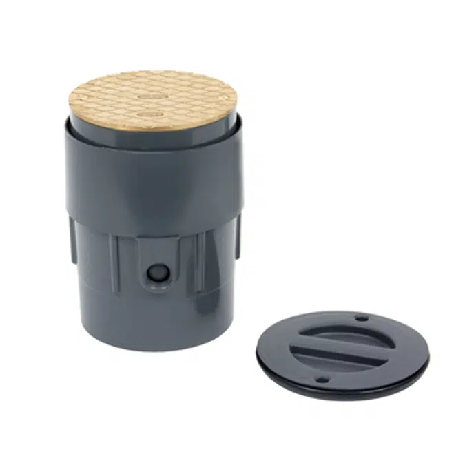 BIM objects - Free download! Round 5 Inch Brass Cleanout with Self ...