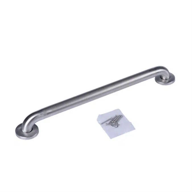 Dearborn Grab Bars with Concealed Flanges Peened Finish