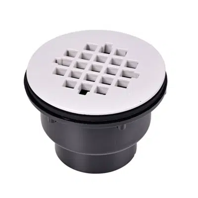Image for Oatey® 102 Series 2-part PVC Solvent Weld Shower Drain w/ plastic strainer 2"