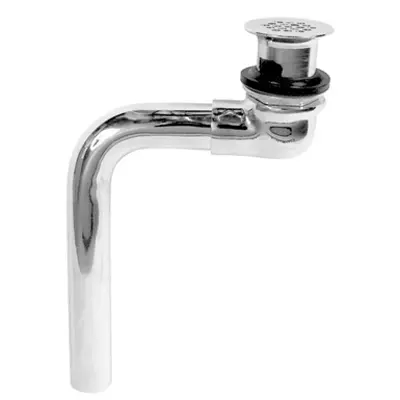Bild für Dearborn Semi-Cast Grid Wheelchair Patent Overflow Plug w/ 1-1/4" - 17 Ga. Tailpiece